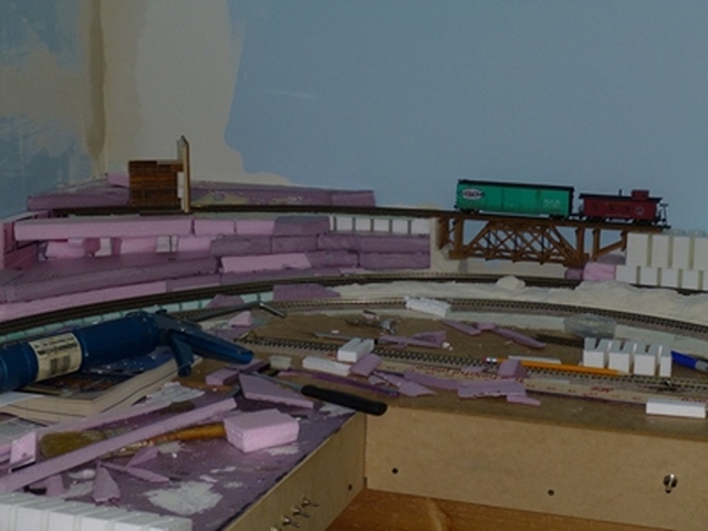 Dec: Work on S.E. corner.