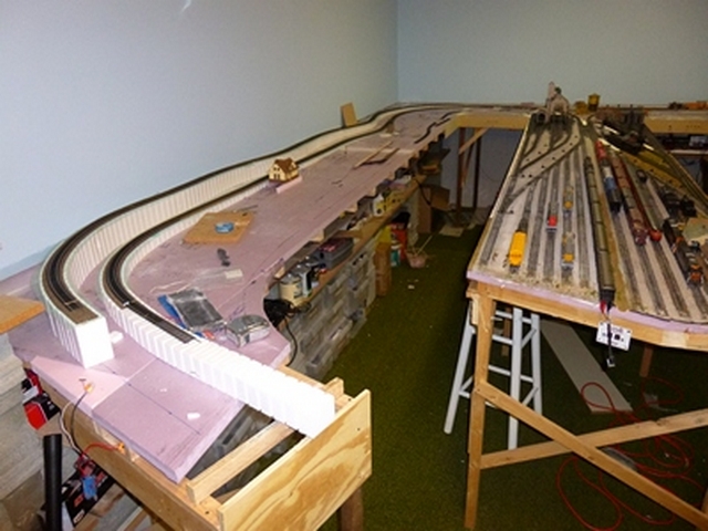 Mar: Laying track on the Northside.
