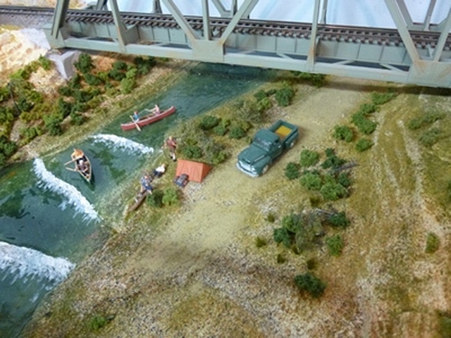 Feb: Camping & Canoeing on the river.