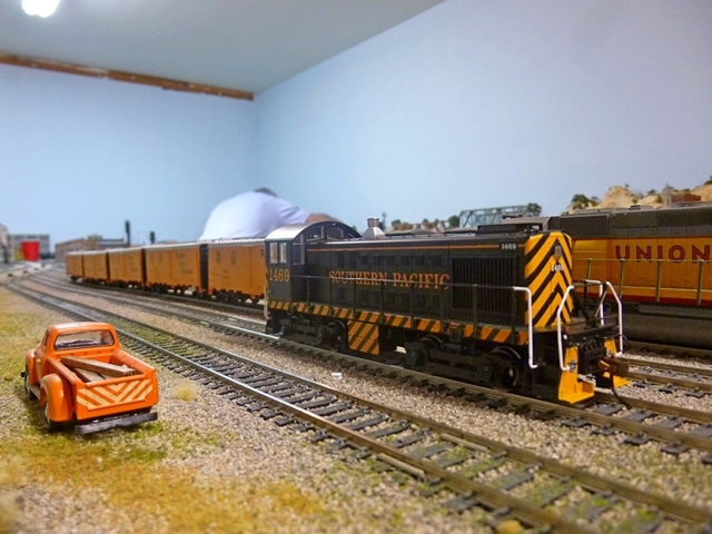 Aug: Switcher in the Yard.
