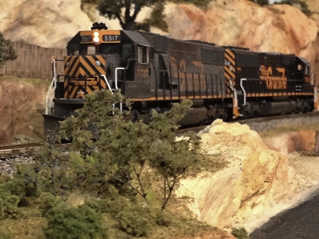 Mar: Rio Grande returning to the yard.