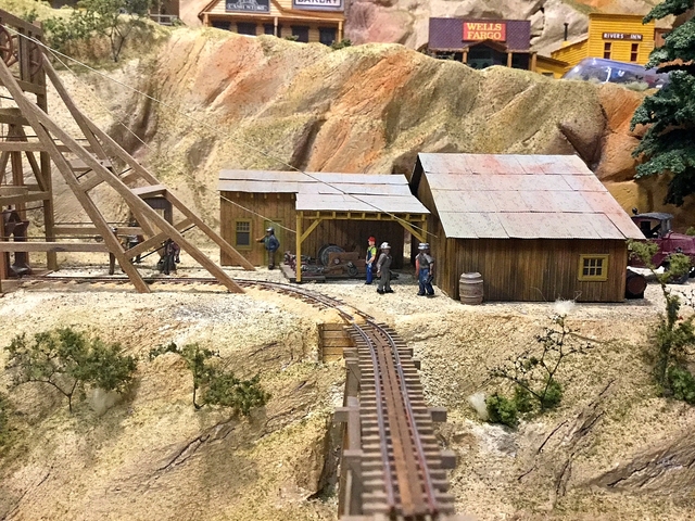 Morning shift at the silver mine before work starts.
