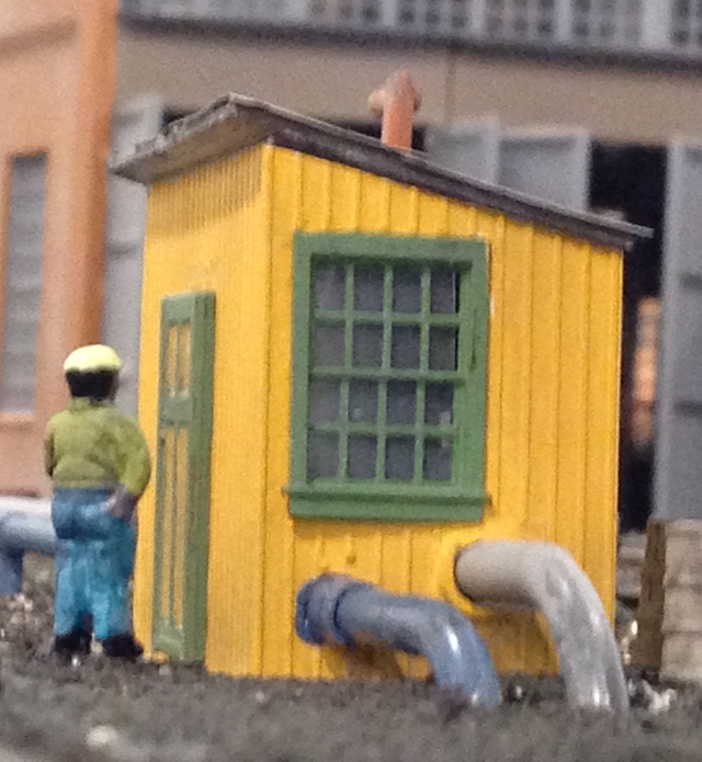 The fuel pump house.