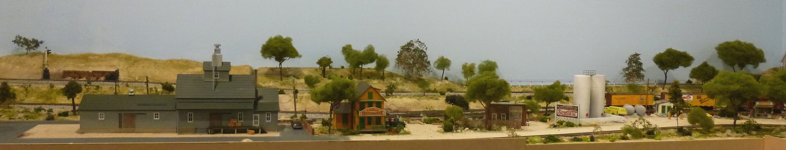 A wide view of the retail area on the Northside. Town to be named.