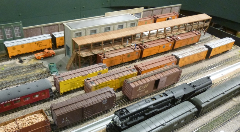 This is a small version of a P.F.E. Ice Station (3 cars)... in real life they could be a mile or so long!