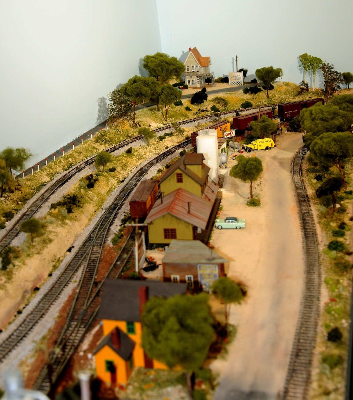 Northeast corner of the layout early 2024.